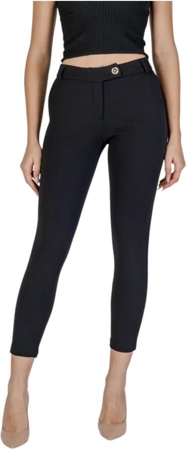 RINASCIMENTO Zwarte Polyester Sigarettenbroek Black Dames - Foto 3