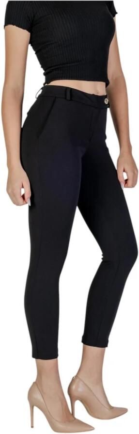 RINASCIMENTO Zwarte Polyester Sigarettenbroek Black Dames - Foto 2