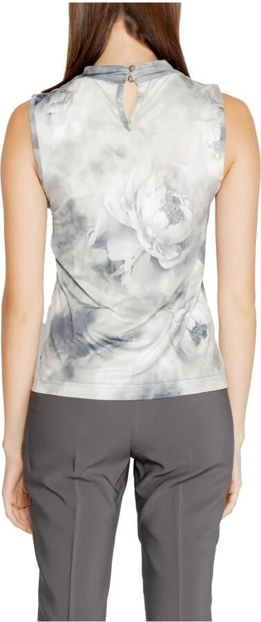 RINASCIMENTO Floral Mouwloze Tanktop Gray Dames