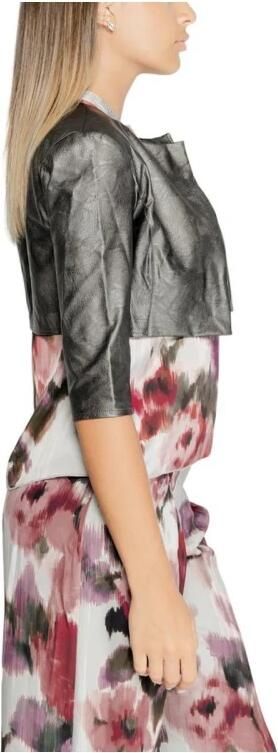 RINASCIMENTO Polyurethaan Blazer 3 4 Mouwen Gray Dames - Foto 4