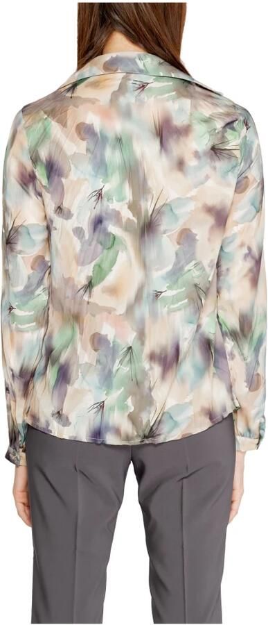 RINASCIMENTO Groene Bloemen Blouse Herfst Winter Stijl Multicolor Dames