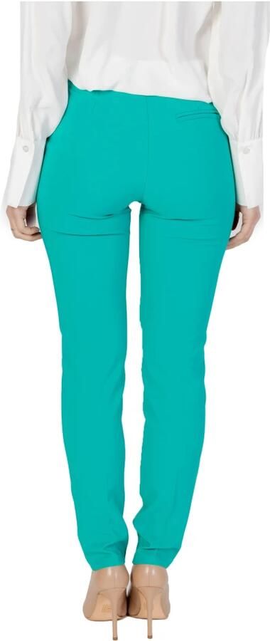 RINASCIMENTO Groene broek met rits en knoopsluiting Green Dames - Foto 4