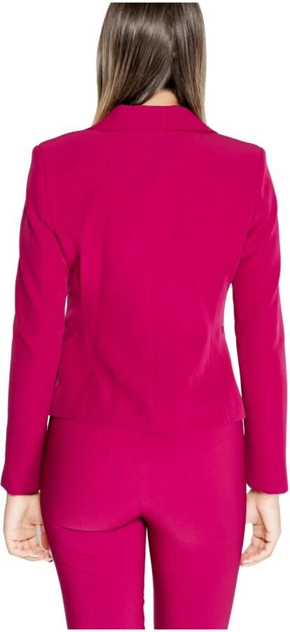 RINASCIMENTO Single Button Technical Fabric Blazer Jacket Red Dames - Foto 3