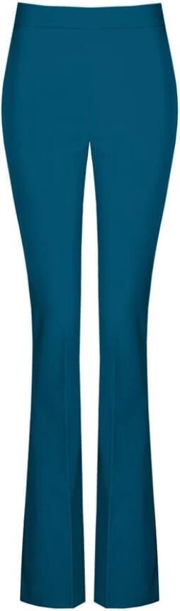 RINASCIMENTO High-Waisted Wijde Broek Blue Dames
