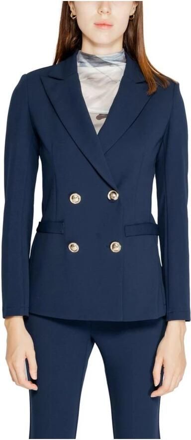 RINASCIMENTO Polyester Blazer Collectie Herfst Winter Vrouwen Blue Dames - Foto 5