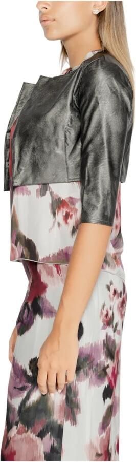 RINASCIMENTO Polyurethaan Blazer 3 4 Mouwen Gray Dames - Foto 3