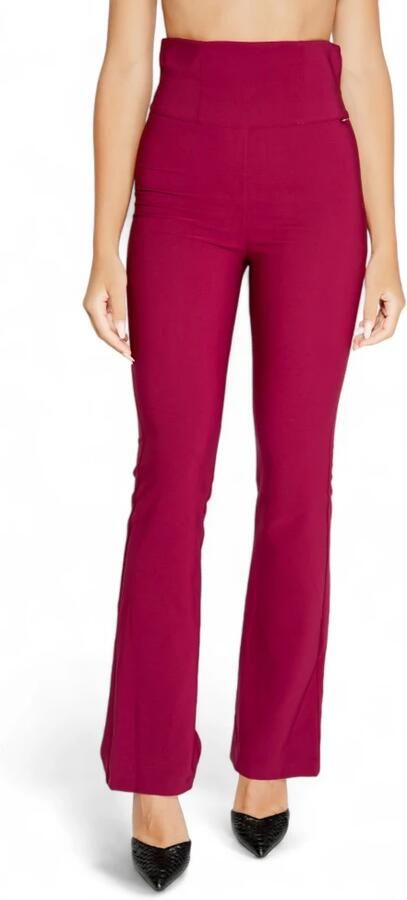 RINASCIMENTO Wijde Pijpen Broek Herfst Winter Collectie Red Dames - Foto 5