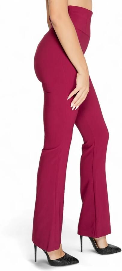 RINASCIMENTO Wijde Pijpen Broek Herfst Winter Collectie Red Dames - Foto 4