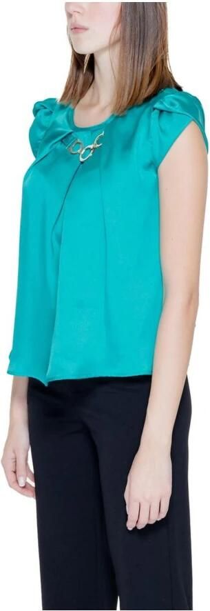 RINASCIMENTO Blouse met korte mouwen Green Dames - Foto 3