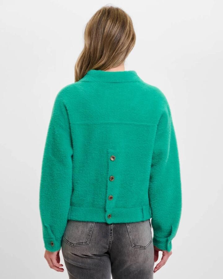 Rino&Pelle Bubbly Boxy Jas Green Dames - Foto 4