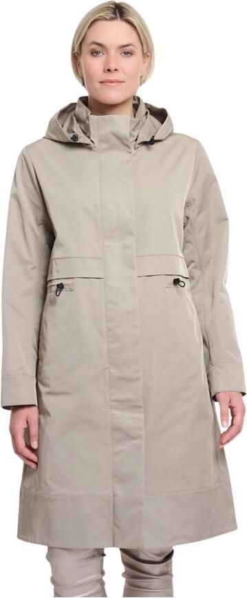 Rino&Pelle Detachable Hood Parka Kimi Beige Dames