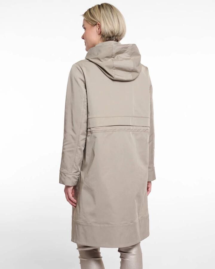 Rino&Pelle Detachable Hood Parka Kimi Beige Dames - Foto 2