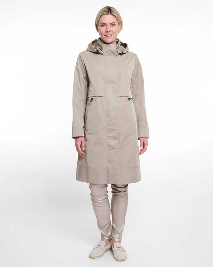 Rino&Pelle Detachable Hood Parka Kimi Beige Dames - Foto 3