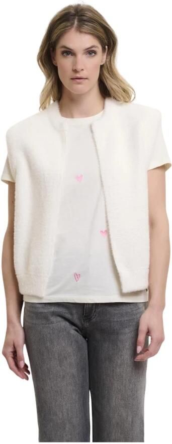 Rino&Pelle Kort Gilet Elona Sneeuwwitje White Dames