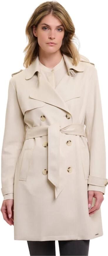 Rino & Pelle Trenchcoat KYONA met reverskraag en bindceintuur - Foto 6