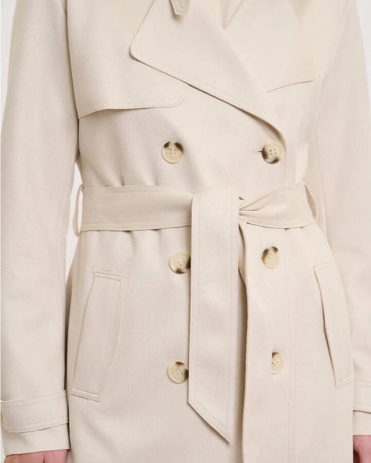 Rino & Pelle Trenchcoat KYONA met reverskraag en bindceintuur - Foto 2