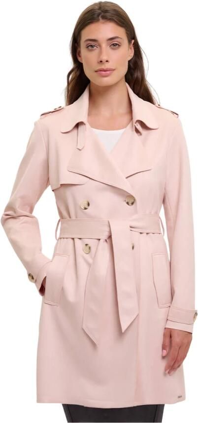 Rino & Pelle Trenchcoat KYONA met reverskraag en bindceintuur - Foto 4