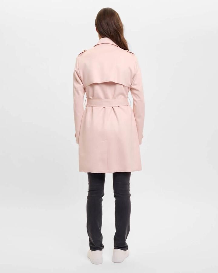 Rino & Pelle Trenchcoat KYONA met reverskraag en bindceintuur - Foto 2