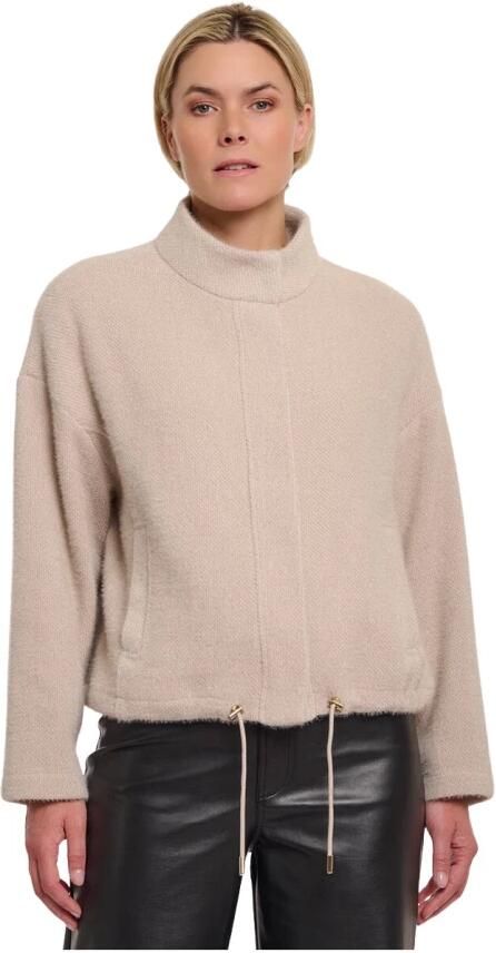 Rino&Pelle Snap Closure Boxy Jacket Levin Beige Dames - Foto 8