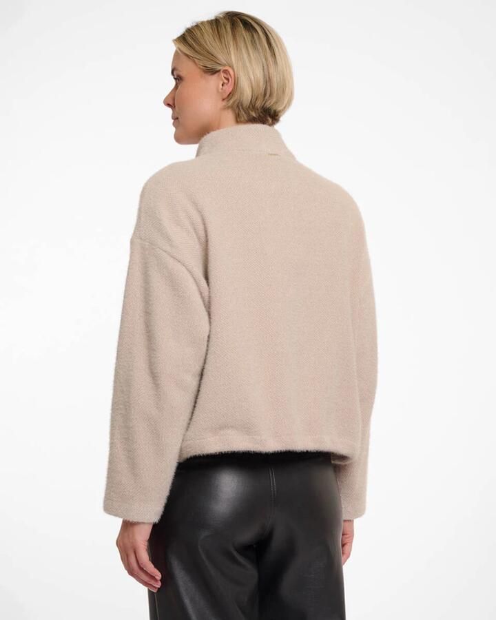 Rino&Pelle Snap Closure Boxy Jacket Levin Beige Dames - Foto 4