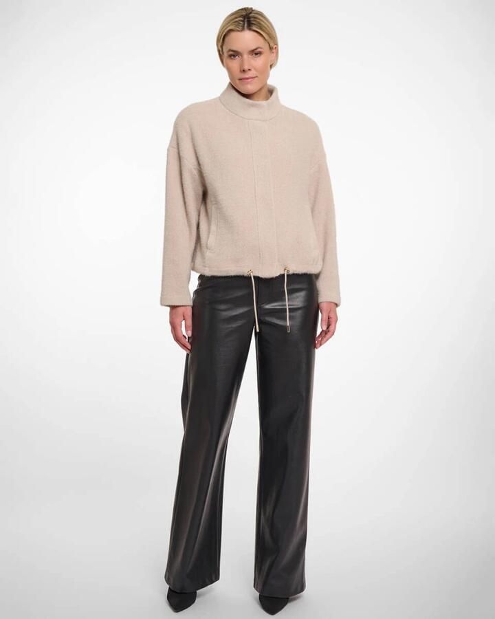 Rino&Pelle Snap Closure Boxy Jacket Levin Beige Dames - Foto 5