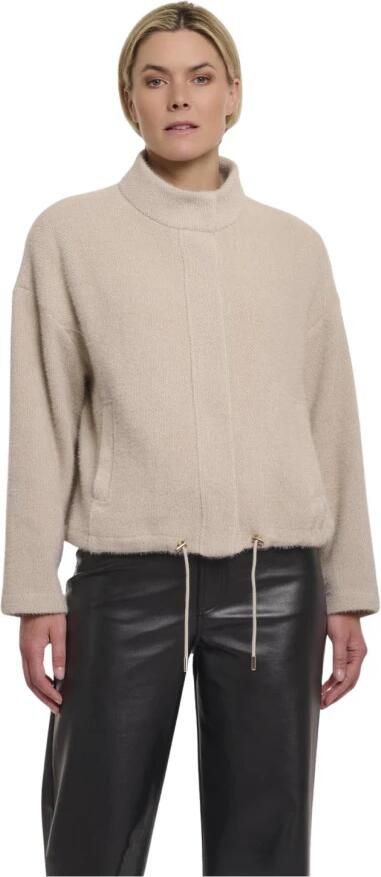 Rino&Pelle Snap Closure Boxy Jacket Levin Beige Dames - Foto 3