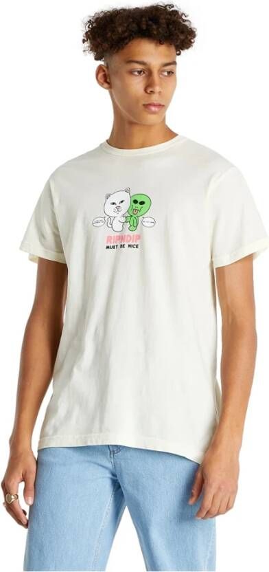 Ripndip Camiseta rip n dip natuurlijke buddy tee Beige Heren