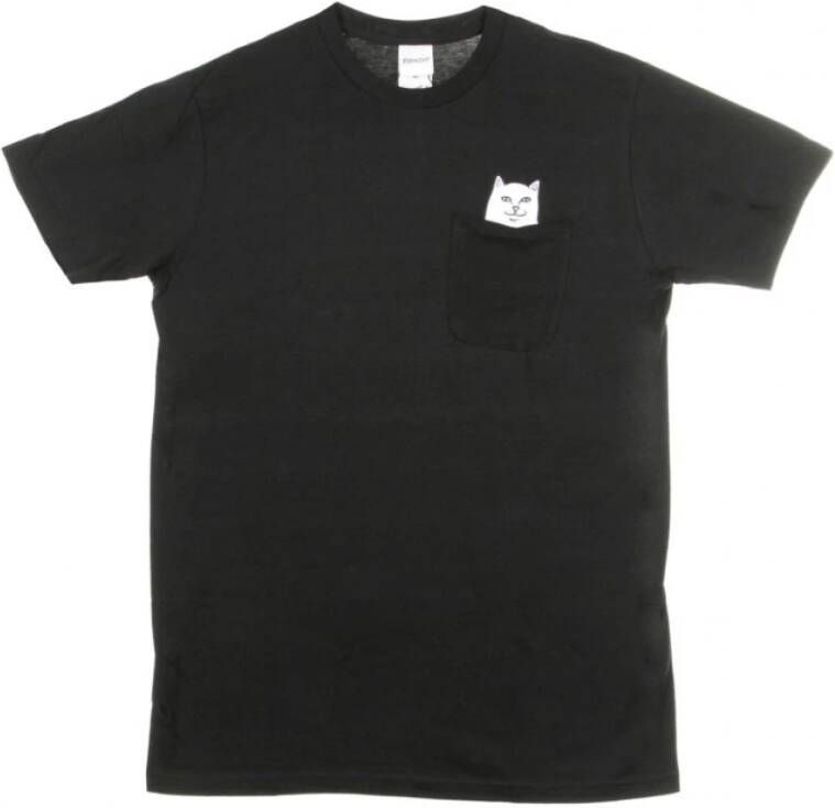 Ripndip T-shirt Lord Nermal Pocket Tee Zwart Heren