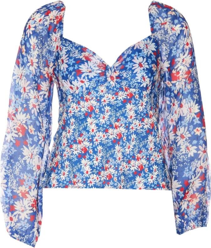 Rixo Denim Shirts Blauw Dames