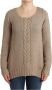 Roberto Cavalli Beige knitted wool sweater Beige Dames - Thumbnail 1