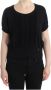Roberto Cavalli Black Short Sleeved Jumper Zwart Dames - Thumbnail 1