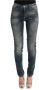 Roberto Cavalli Blue Wash Cotton Blend Slim Fit Jeans Blauw Dames - Thumbnail 1