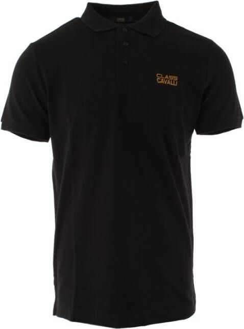 Roberto Cavalli Class Polo Zwart Heren