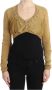 Roberto Cavalli Goud verfraaid goud schouderophalen Yellow Dames - Thumbnail 1