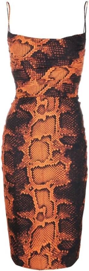 Roberto Cavalli Party Dresses Oranje Dames