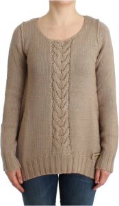 Roberto Cavalli Knitted wool sweater Beige Dames