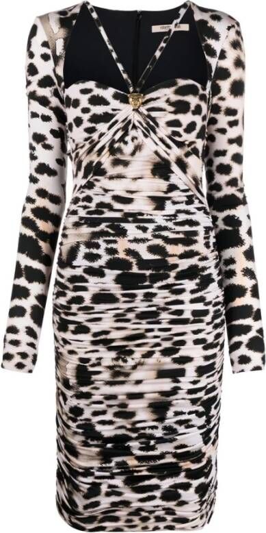 Roberto Cavalli Midi Dresses Beige Dames
