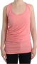 Roberto Cavalli roze katoenen tanktop Roze Dames - Thumbnail 1