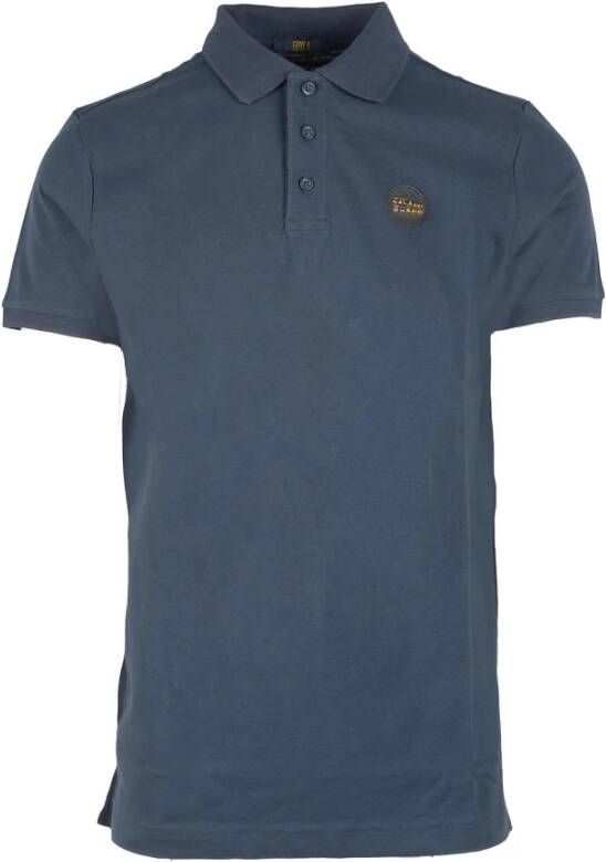 Roberto Cavalli Polo Shirt Blauw Heren