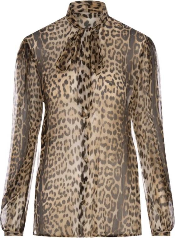 Roberto Cavalli Shirts Bruin Dames