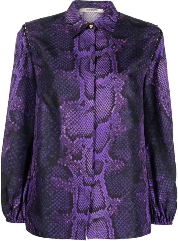 Roberto Cavalli -shirts Purple Dames