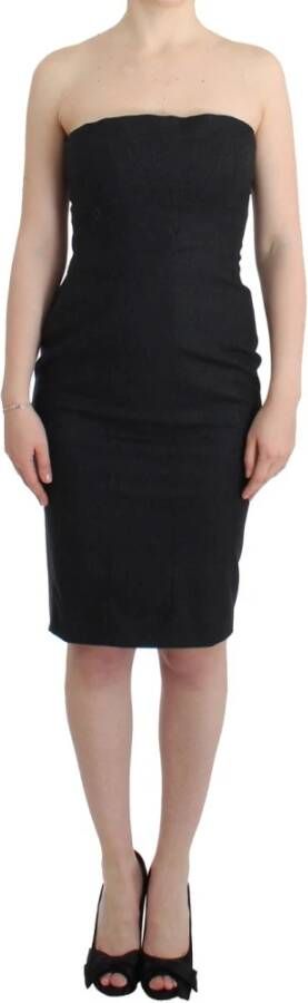 Roberto Cavalli strapless jurk Zwart Dames