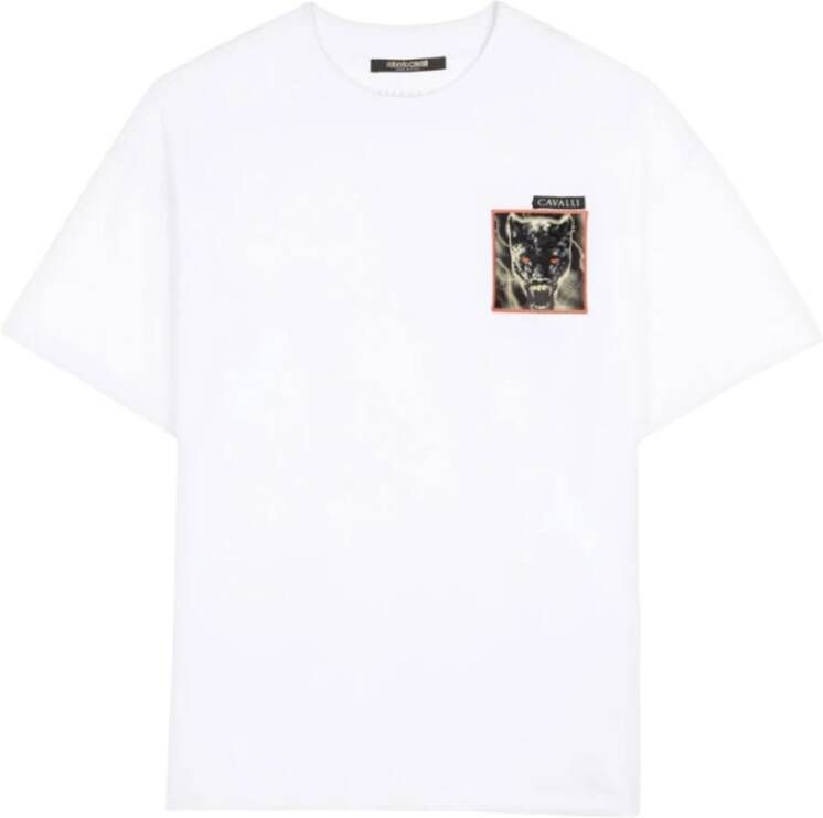 Roberto Cavalli T-shirt White Heren