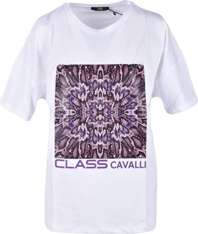 Roberto Cavalli T-Shirts Wit Dames