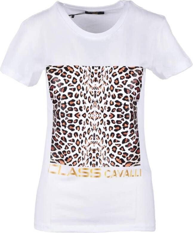 Roberto Cavalli T-Shirts Wit Dames