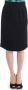 Roberto Cavalli Elegante zwarte wollen kokerrok Black Dames - Thumbnail 1