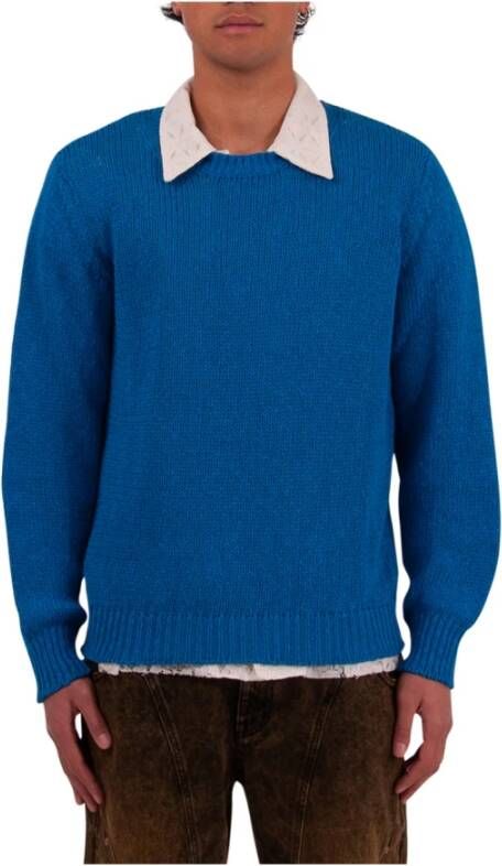 Roberto Collina Knitwear Blauw Heren