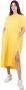 Roberto Collina Midi Dresses Yellow Dames - Thumbnail 1