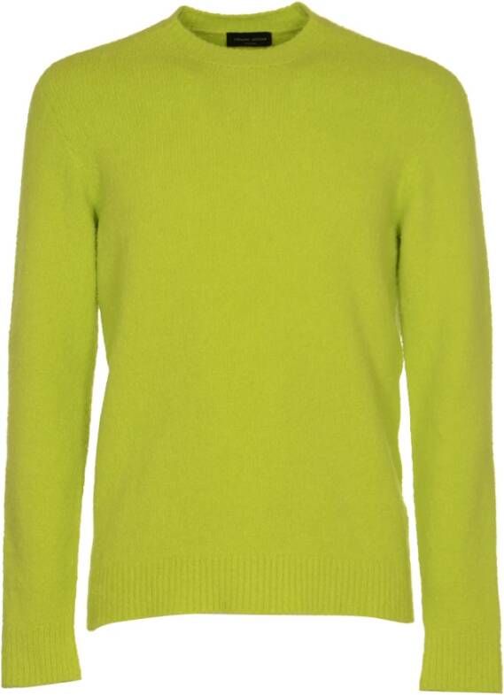 Roberto Collina ML Sweaters voor Heren Groen Heren