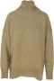 Roberto Collina Pullover Over Beige Dames - Thumbnail 1